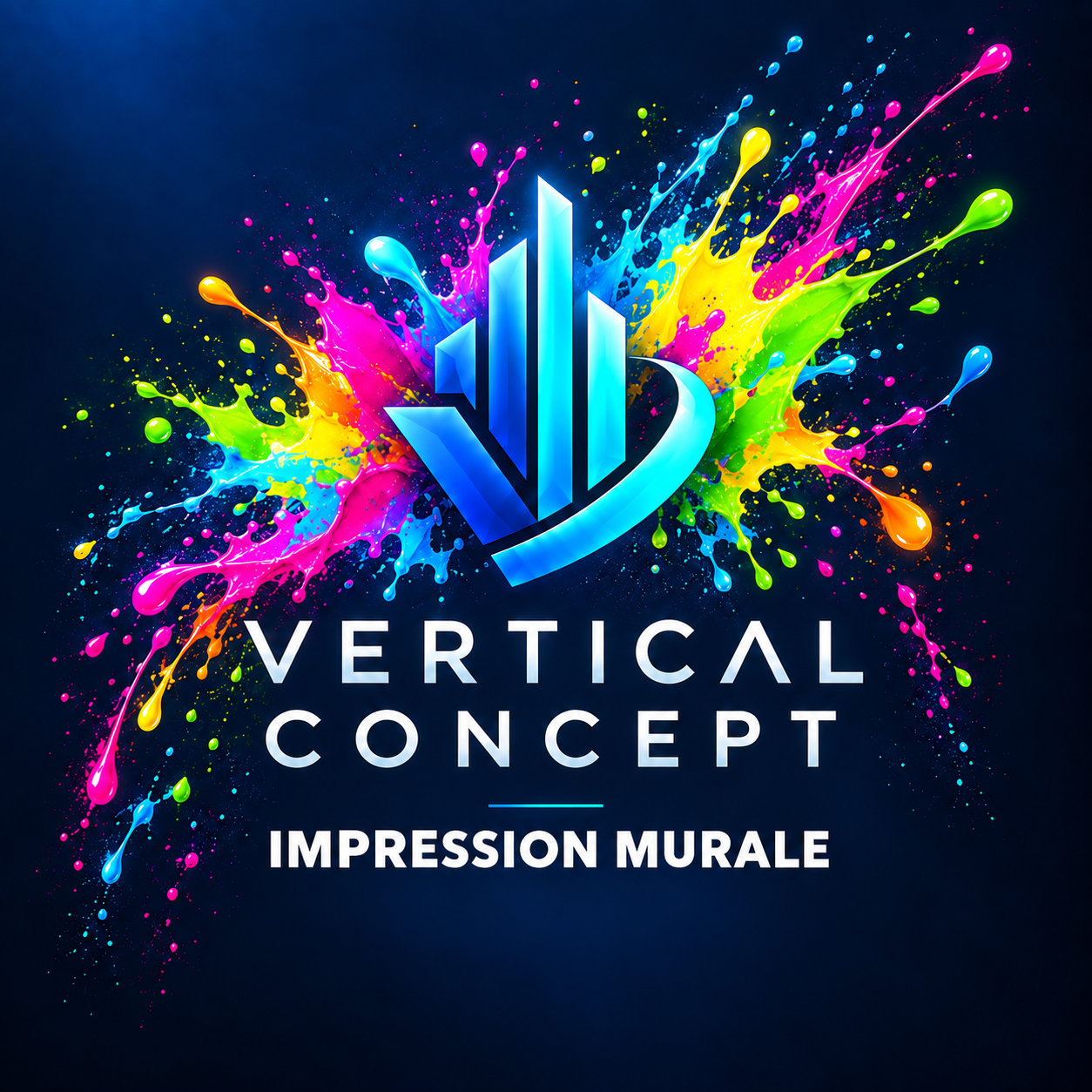Vertical Concept — Impression murale